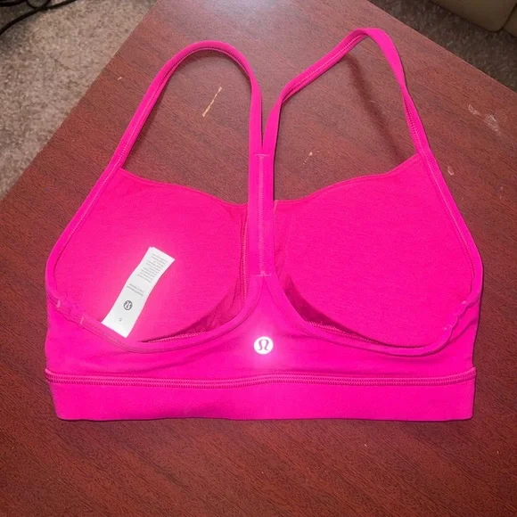 Lululemon Athletica Bright Pink Sports Bra - Picture 2 of 4